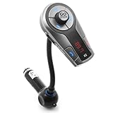 GOgroove Mini-Bluetooth-FM-Transmitter-Radio-Adapter, Auto-Set, USB-Aufladung, Freisprechen, Musiksteuerung, AUX-Eingang – kompatibel mit MP3-Playern, iPhone, Samsung und mehr (aktualisiert 2023)