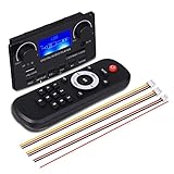 Muyilanc Bluetooth 5.0 MP3 Decoder Board UnterstüTzt Freisprechaufnahme FM DC 12V MP3 WMA WAV APE FLAC Audio Player für Auto